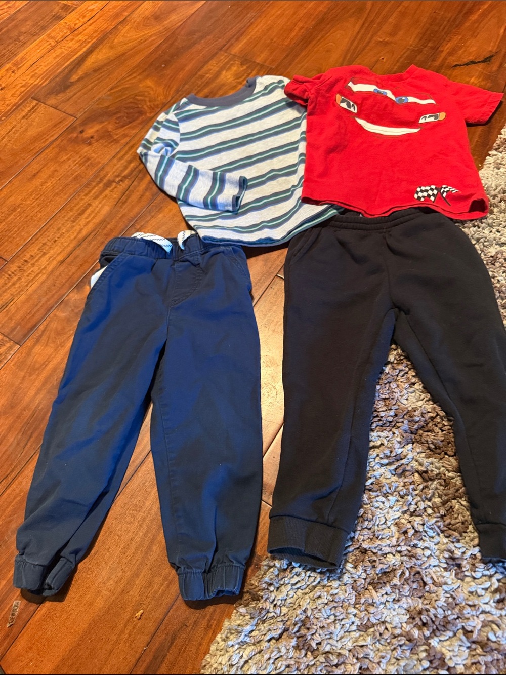 Kids Navy & Black Jogger Pants - Comfortable Everyday Sweatpants